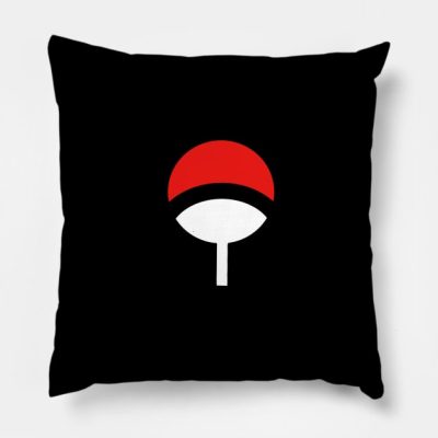 Uchiha Clan Symbol By Mavis 3 Throw Pillow Official Dragon Ball Z Merch