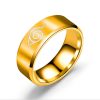 17 Models New Leaf Ring Konoha Uzumaki Symbal Logo Sign Sasuke Itachi Ninja Fashion Stainless Steel 4 - Naruto Merch Shop