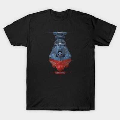 Star Blazers Ginga Battleship Yamato Distressed T-Shirt Official Dragon Ball Z Merch