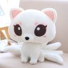 22CM Cute Nine Tailed Fox Plush Toy Flower Fox Nine Tails Naruto Anime Tail Beast Rag 1 - Naruto Merch Shop