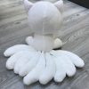 22CM Cute Nine Tailed Fox Plush Toy Flower Fox Nine Tails Naruto Anime Tail Beast Rag 5 - Naruto Merch Shop