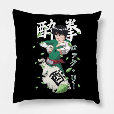 Rock Lee Drunken Fist Throw Pillow Official Dragon Ball Z Merch