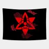 Sasuke Mangekyou Sharingan With Akatsuki Clouds Tapestry Official Dragon Ball Z Merch