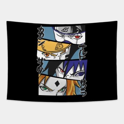 Naruto Kakashi Sasuke And Sakura Tapestry Official Dragon Ball Z Merch