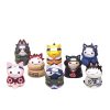 8Pcs Anime Naruto Figures Kawaii Mini Q Version Modle NARUTO Cat Action Figuras Cartoon Model Kids 1 - Naruto Merch Shop