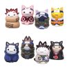 8Pcs Anime Naruto Figures Kawaii Mini Q Version Modle NARUTO Cat Action Figuras Cartoon Model Kids - Naruto Merch Shop