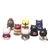 8Pcs Anime Naruto Figures Kawaii Mini Q Version Modle NARUTO Cat Action Figuras Cartoon Model Kids 2 - Naruto Merch Shop