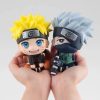 9cm Naruto Anime Figure Naruto Kakashi Action Figure Q Version Kawaii Sasuke Itachi Figurine Car Decoration 1 - Naruto Merch Shop