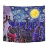 Akatsuki Amekagure Naruto Starry Night Tapestry Horizontal MAIN Mockup - Naruto Merch Shop