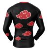 Akatsuki Compression Shirt Rash Guard back - Naruto Merch Shop