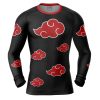 Akatsuki Compression Shirt Rash Guard front - Naruto Merch Shop