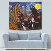 Akatsuki Gedo Statue Naruto Starry Night Tapestry Horizontal SMALL COUCH Mockup - Naruto Merch Shop