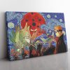 Akatsuki Infinite Tsukuyomi Naruto Starry Night CWA Landscape Canvas Print Wall Art floor - Naruto Merch Shop