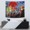 Akatsuki Infinite Tsukuyomi Naruto Starry Night Tapestry Horizontal OVER STAND Mockup - Naruto Merch Shop