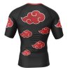 Akatsuki Short Sleeve Rash Guard back - Naruto Merch Shop