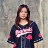 Akatsuki Uchiha Naruto Baseball Jersey Front 1 - Naruto Merch Shop