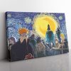 Akatsuki Ulitimate Ninja Storm Naruto Starry Night CWA Landscape Canvas Print Wall Art floor - Naruto Merch Shop