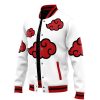 Akatsuki White Pattern Naruto Varsity Jacket F RIGHT Mockup - Naruto Merch Shop