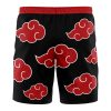 Akatsuki Hawaiian Shorts BACK Mockup - Naruto Merch Shop