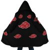 Akatsuki Hooded Cloak Coat MAIN Mockup - Naruto Merch Shop