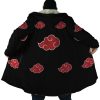 Akatsuki Hooded Cloak Coat NO HOOD Mockup - Naruto Merch Shop