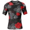 Aloha akatsuki Short Sleeve Rash Guard front - Naruto Merch Shop