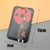 Anime Naruto Card Holder Case Keychains Accessories Retractable Credit Bank ID Bus Cover Card Sleeves Christmas 2 - Naruto Merch Shop