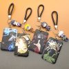 Anime Naruto Card Holder Case Keychains Accessories Retractable Credit Bank ID Bus Cover Card Sleeves Christmas 3 - Naruto Merch Shop