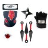 Anime Naruto Cosplay Prop Toys Itachi Gloves Face Mask Headband Ring Kunai Shuriken Accessories Toys for 2 - Naruto Merch Shop