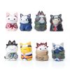 Anime Naruto Figure Q Version Doll Modle Naruto Cat Mini Action Model Figure Figur Figurine Cartoon 3 - Naruto Merch Shop