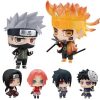 Anime Naruto Figure Uzumaki Naruto Kakashi Uchiha Sasuke Itachi Kawaii Q Version Figural Toy Desktop Decoration - Naruto Merch Shop