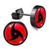 Anime Naruto Jewelry Stud Earrings Accessories Uchiha Itachi Sharingan Cosplay Party Studs Earrings Toys for Women 3 - Naruto Merch Shop