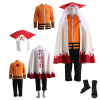 Anime cosplay Seventh Hokage Cosplay Full Set Costume Halloween With hat And shoes comic cosplay - Naruto Merch Shop