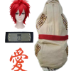 Anime cosplay Shippuden Gaara Cosplay Costume Red Coat Tailor Made Blue vest Halloween costumes comic cosplay 1 - Naruto Merch Shop