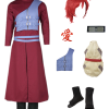 Anime cosplay Shippuden Gaara Cosplay Costume Red Coat Tailor Made Blue vest Halloween costumes comic cosplay - Naruto Merch Shop