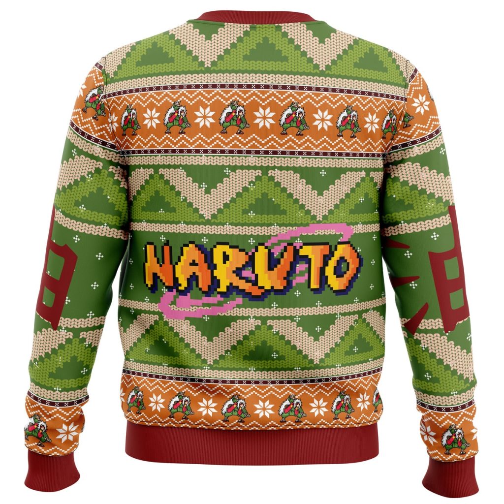 Chibi Jiraiya Sweater back - Naruto Merch Shop