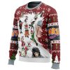 Christmas Naruto Characters Naruto men sweatshirt SIDE FRONT mockup - Naruto Merch Shop