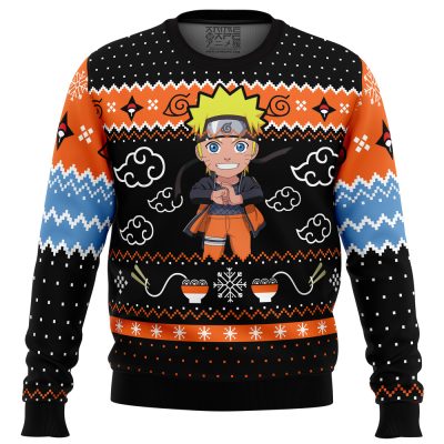 Christmas Uzumaki Naruto men sweatshirt FRONT mockup - Naruto Merch Shop
