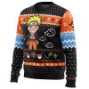 Christmas Uzumaki Naruto men sweatshirt SIDE FRONT mockup - Naruto Merch Shop