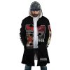 Gaara Naruto SW AOP Hooded Cloak Coat FRONT Mockup - Naruto Merch Shop