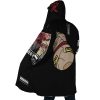 Gaara Naruto SW AOP Hooded Cloak Coat SIDE Mockup - Naruto Merch Shop