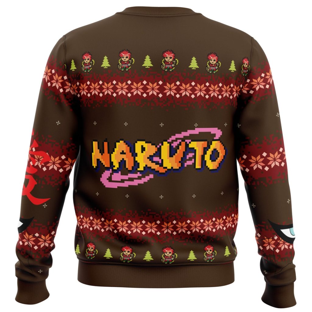 Gaara Sweater back - Naruto Merch Shop