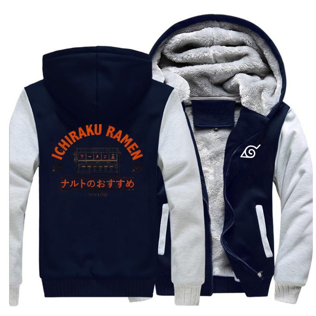 Gray Dark Blue naruto ichiraku ramen print mens sweatsh variants 2 - Naruto Merch Shop