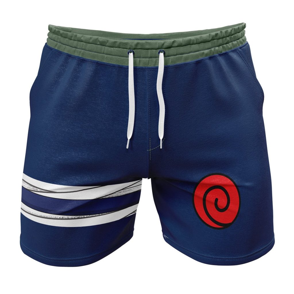 Gym Short front 4 - Naruto Merch Shop