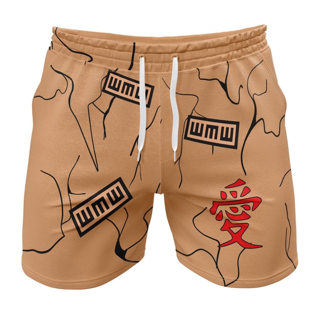 Gym Short front 6 - Naruto Merch Shop