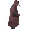 Hashirama Senju Naruto AOP Hooded Cloak Coat RIGHT Mockup - Naruto Merch Shop