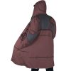 Hashirama Senju Naruto AOP Hooded Cloak Coat SIDE Mockup - Naruto Merch Shop