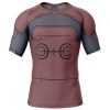 Hashirama Senju Naruto Rashguards Short Sleeve FRONT Mockup - Naruto Merch Shop