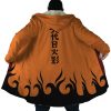 Hokage Orange Naruto AOP Hooded Cloak Coat NO HOOD Mockup - Naruto Merch Shop