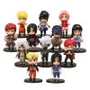 Hot 12pcs set Anime Naruto Shippuden Hinata Sasuke Itachi Kakashi Gaara anime figure Q Version PVC 1 - Naruto Merch Shop